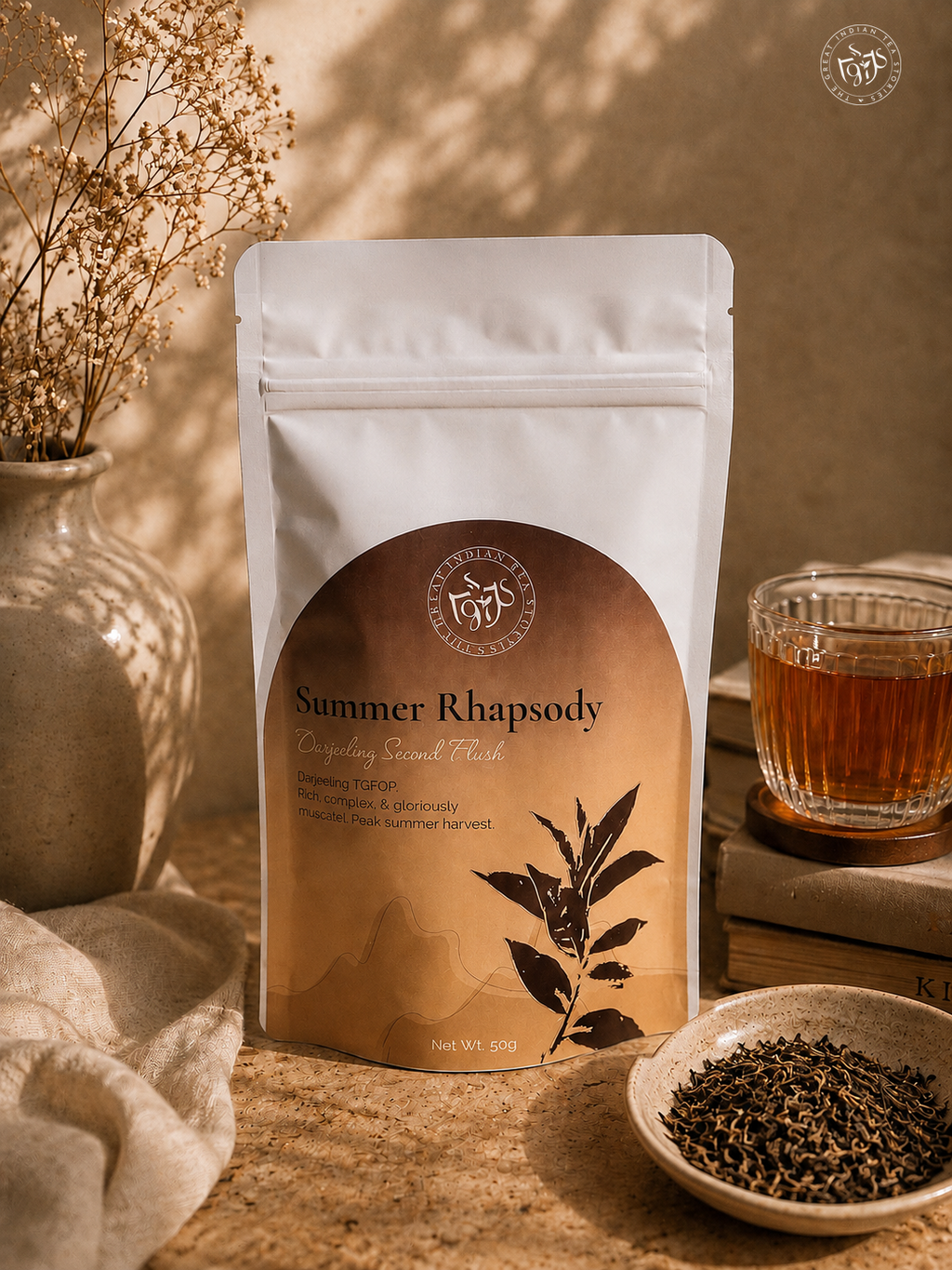 Summer Rhapsody Darjeeling Second Flush tea by The Great Indian Tea Stories